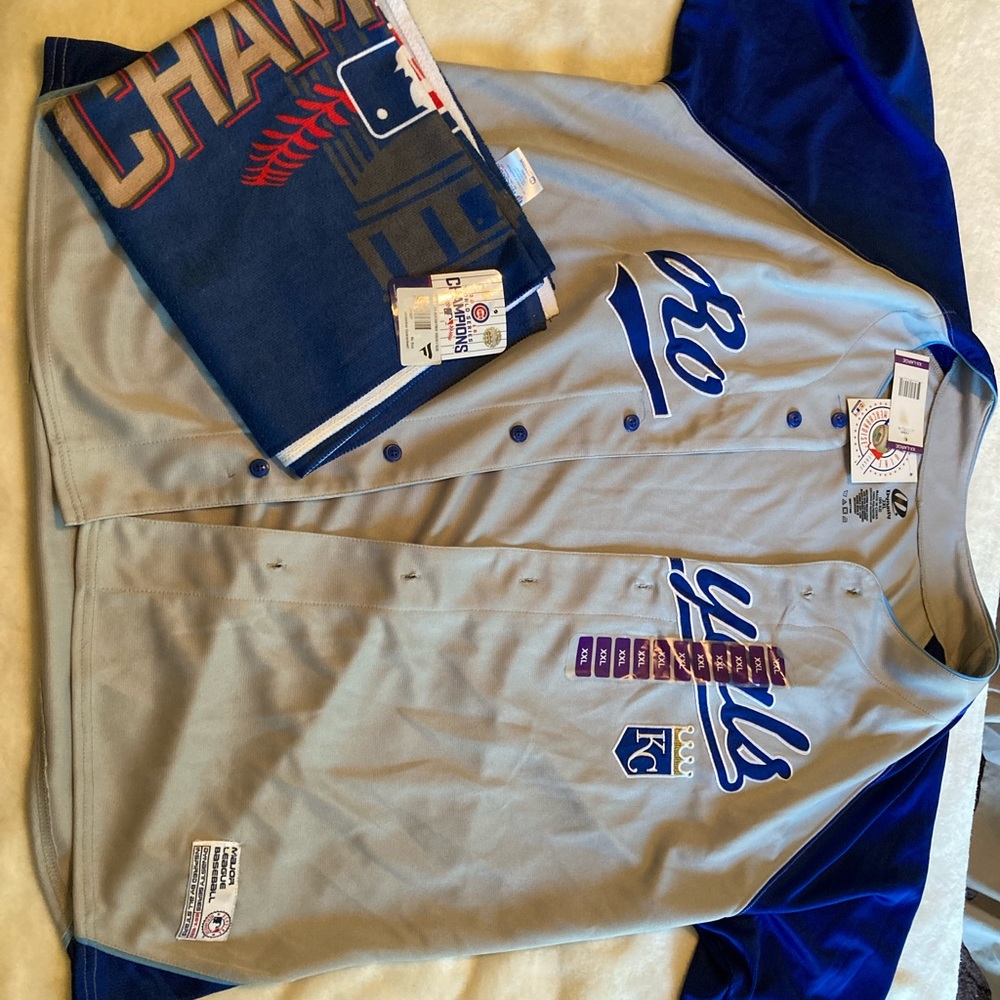 Lot # 14 one Royals Jersey and one towel